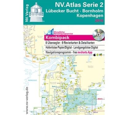 NV. Verlag båtsportkort Atlas serie 2 utgåva 2018