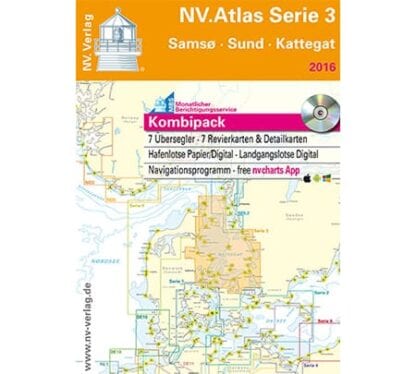 NV. Verlag båtsportkort Atlas serie 3 utgåva 2018