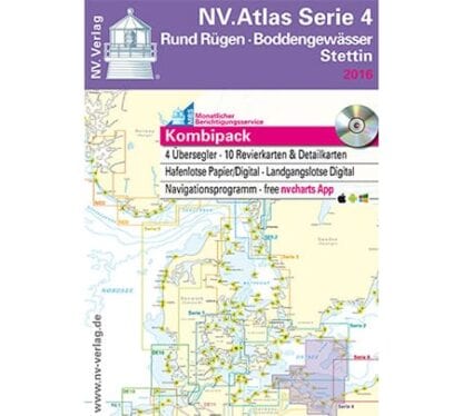 NV. Verlag båtsportkort Atlas serie 4 utgåva 2018