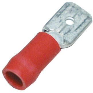Flatstift röd 10-pack (kabelarea 0,75 - 1,5 mm²)