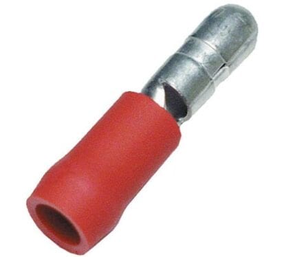 Rundstift röd 10-pack (kabelarea 0,75 - 1,5 mm²)
