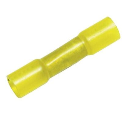 Skarvhylsa med krympslang gul 4-pack (kabelarea 4,0 - 6,0 mm²)