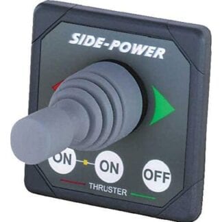 Side-Power manöverpanel on/off joystick fyrkantig